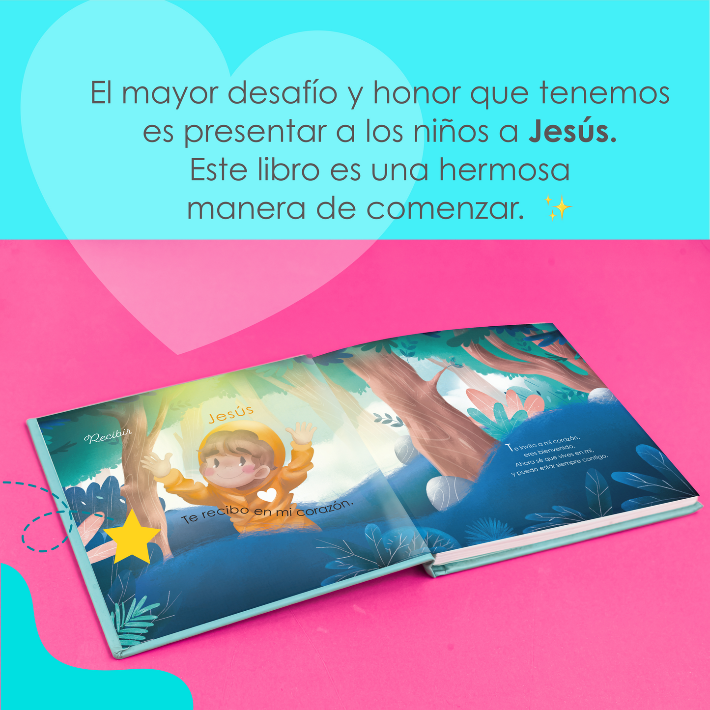 Libro ilustrado "Jesús, ¿cómo te recibo en mi corazón?