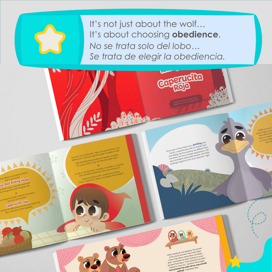 Classic Fairy Tales – Illustrated Bilingual Book / Cuentos Clásicos – Libro Ilustrado Bilingüe